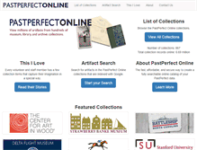 Tablet Screenshot of dehistory.pastperfect-online.com